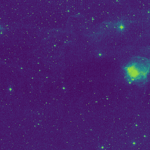 Horsehead — 2MASS J viridis colormap