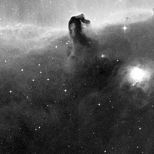 Horsehead — DSS pure greyscale photometric