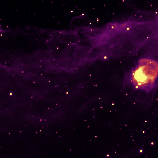 Horsehead — WISE 3.4µm magma colormap