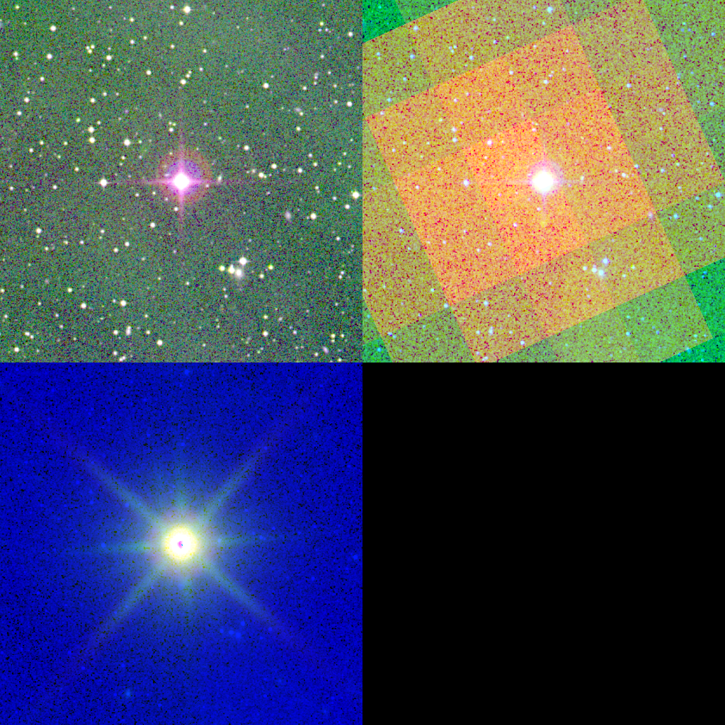 IC 418 — Spirograph Nebula multiband grid