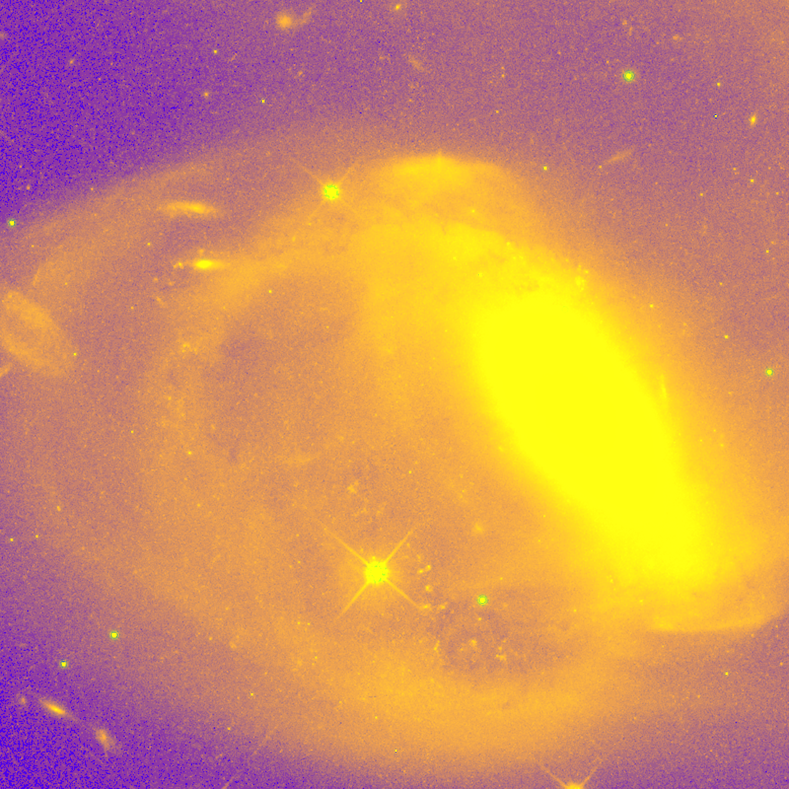 Stephan's Quintet — phi-ratio false-colour composite