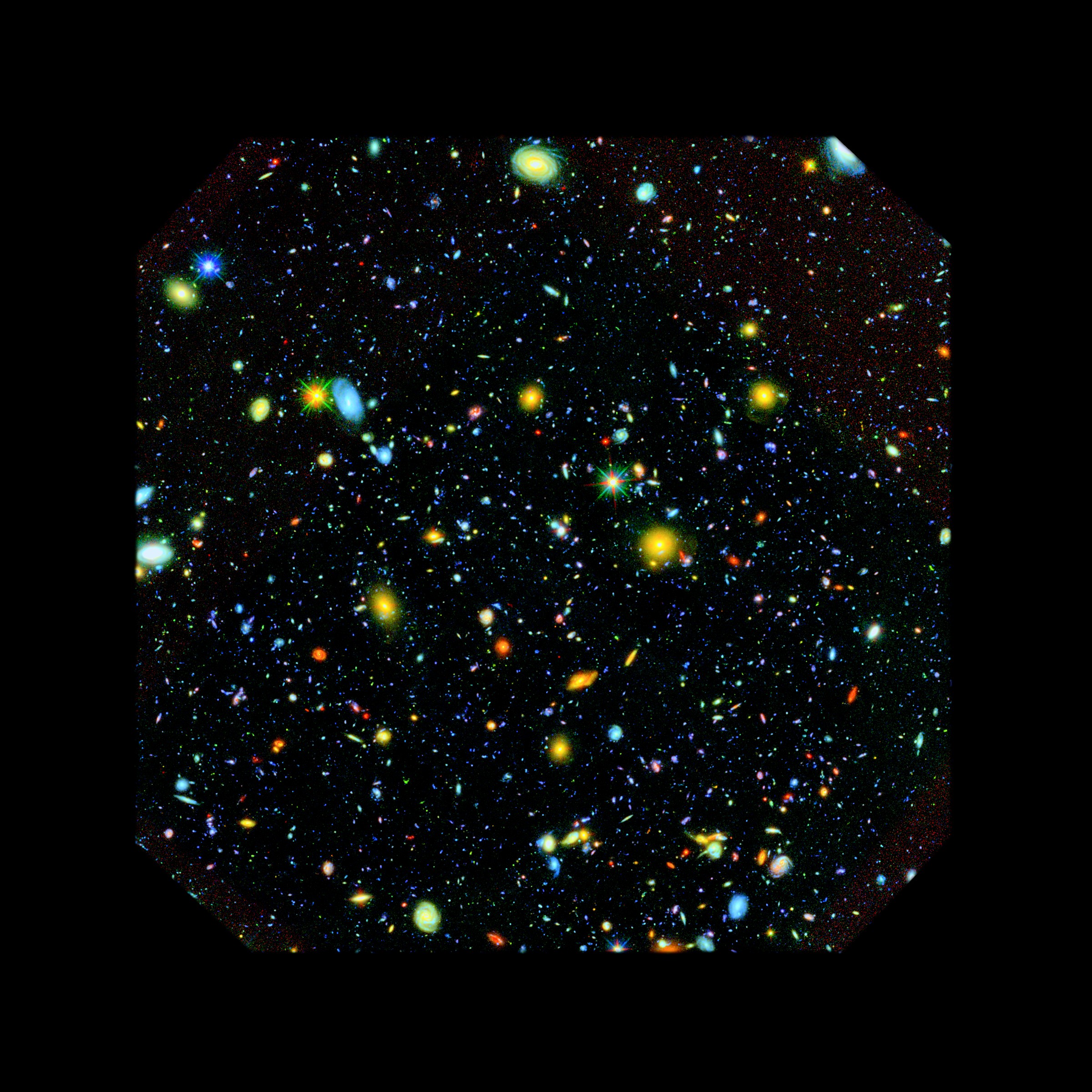 Hubble eXtreme Deep Field — iteration 17, refined stack